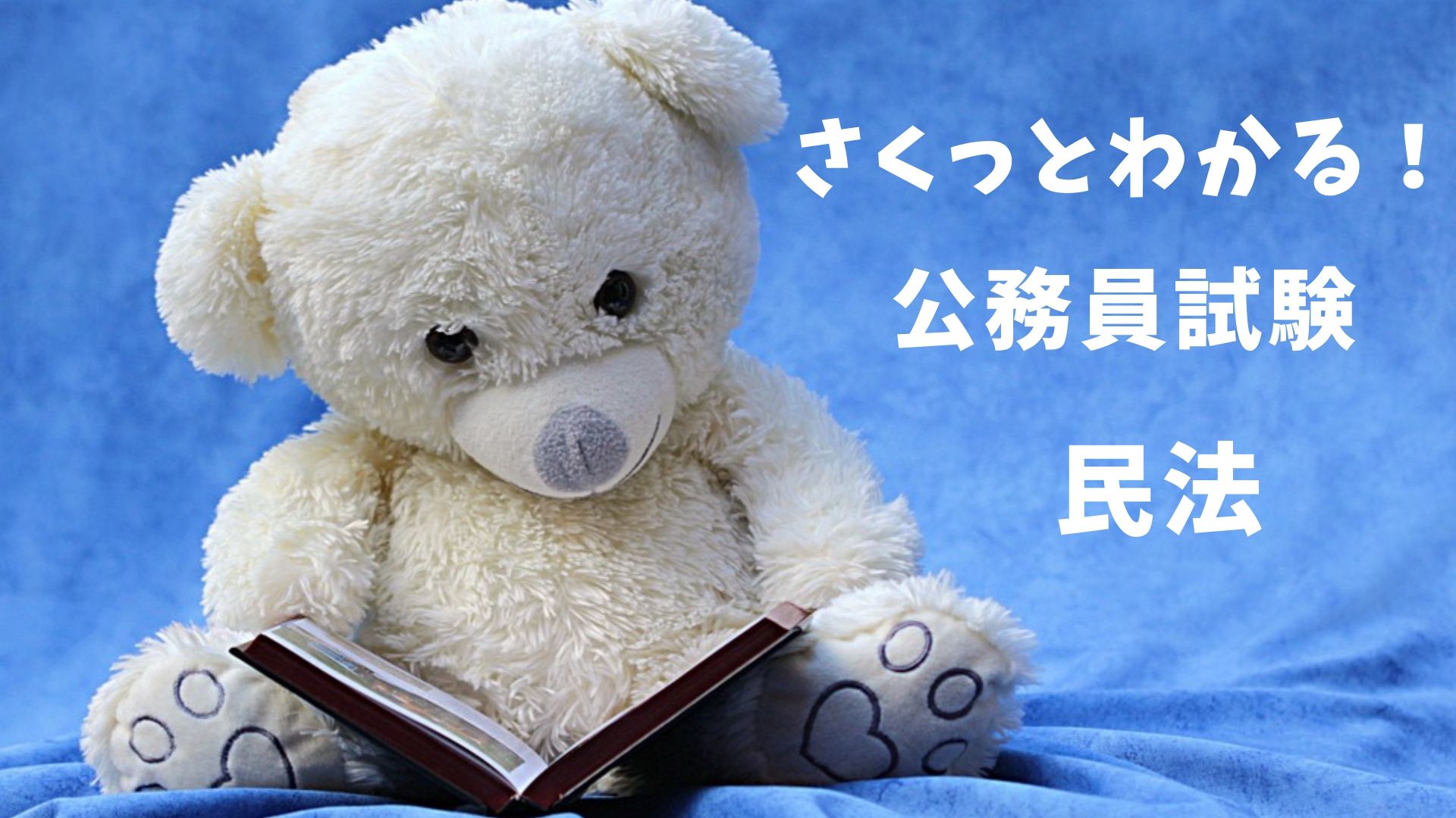 民法 さくっとわかる 独学の公務員試験勉強法 まったり気楽に公務員試験対策